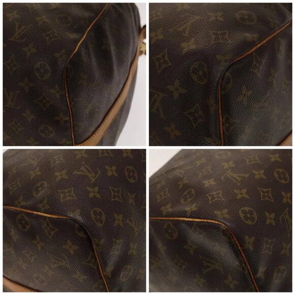 LOUIS VUITTON Monogram Keepall 55 Boston Bag M41424 LV Auth 140035 - Picture 14 of 16